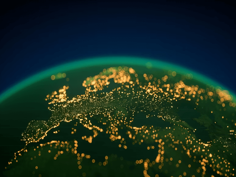 Vu de la Terre depuis l'espace